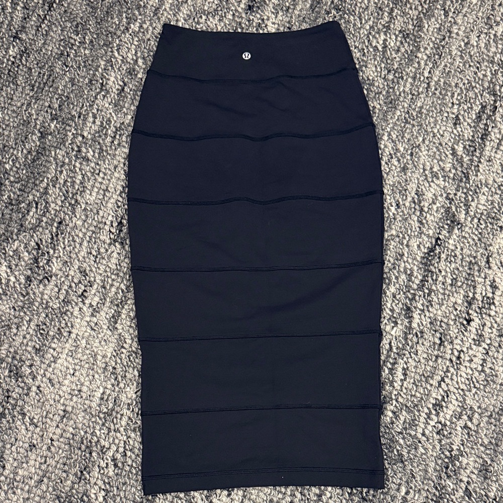 Lululemon Black Pencil Skirt